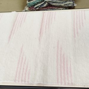 Törtfehér-Pink Beszőtt   Lenes  70x150 cm